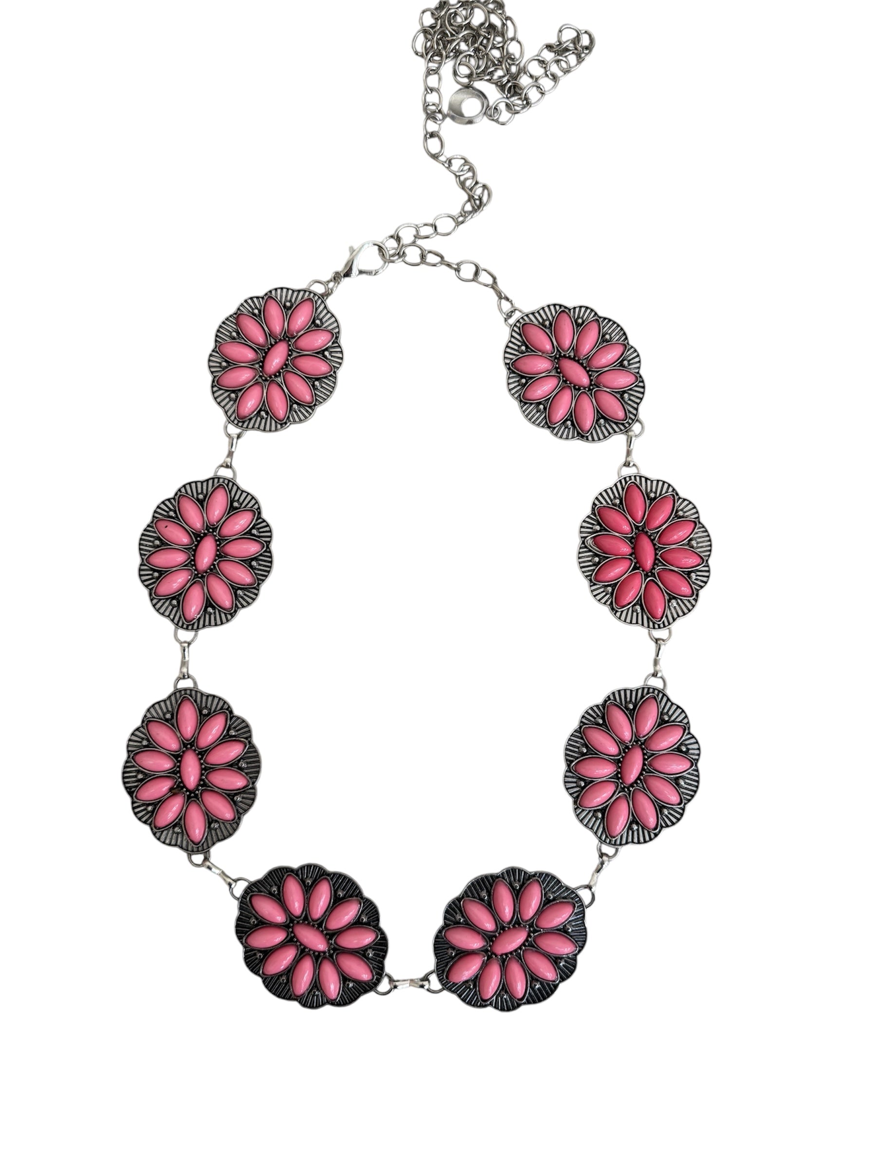 Pink Western Chain Belt